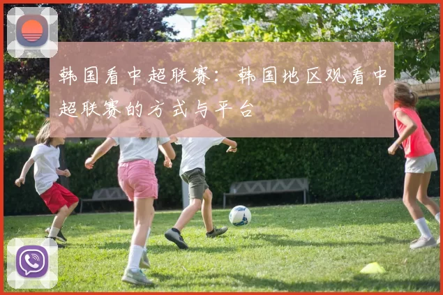 韩国看中超联赛：韩国地区观看中超联赛的方式与平台